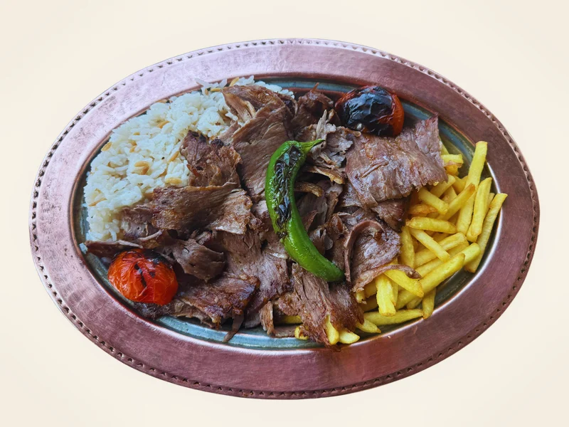 طبق دونر لحم بقري